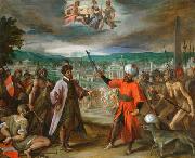Hans von Aachen Kriegserklarung vor Konstantinopel Germany oil painting reproduction